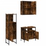 Set de muebles baño 3 pzas madera contrachapada roble ahumado von , Badezimmermöbel - Ref: Foro24-3214757, Preis: 172,35 €, R...