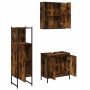 Set de muebles baño 3 pzas madera contrachapada roble ahumado von , Badezimmermöbel - Ref: Foro24-3214762, Preis: 186,17 €, R...
