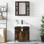Set de muebles baño 2 pzas madera contrachapada roble ahumado von , Badezimmermöbel - Ref: Foro24-3214717, Preis: 113,63 €, R...