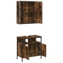 Set de muebles baño 2 pzas madera contrachapada roble ahumado von , Badezimmermöbel - Ref: Foro24-3214717, Preis: 113,63 €, R...