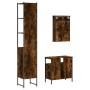 Set de muebles baño 3 pzas madera contrachapada roble ahumado von , Badezimmermöbel - Ref: Foro24-3214797, Preis: 162,83 €, R...