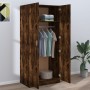 Armario madera contrachapada color roble ahumado 80x52x180 cm von , Kleiderschränke - Ref: Foro24-815351, Preis: 208,20 €, Ra...