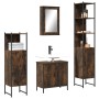 Set de muebles baño 4 pzas madera contrachapada roble ahumado von , Badezimmermöbel - Ref: Foro24-3214832, Preis: 234,10 €, R...
