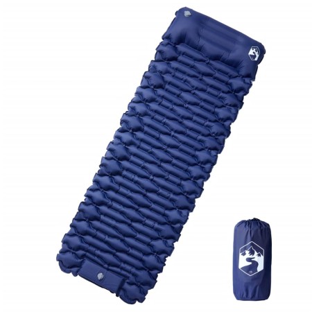 Colchón de camping autoinflable con almohada 1 persona azul von , Schlafmatten - Ref: Foro24-4007107, Preis: 41,61 €, Rabatt: %