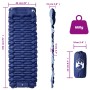 Colchón de camping autoinflable con almohada 1 persona azul von , Schlafmatten - Ref: Foro24-4007107, Preis: 41,61 €, Rabatt: %