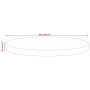 Tablero de mesa redondo madera maciza reciclada Ø 60x3,8 cm by , Table tops - Ref: Foro24-370039, Price: 71,52 €, Discount: %