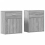 Aparador de madera de ingeniería 2 uds gris Sonoma 60x31x70 cm von , Sideboards - Ref: Foro24-3276551, Preis: 143,29 €, Rabat...