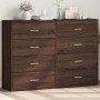 Aparadores 2 uds madera de ingeniería marrón roble 60x31x84 cm by , Sideboards - Ref: Foro24-3276587, Price: 175,07 €, Discou...