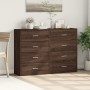 Aparadores 2 uds madera de ingeniería marrón roble 60x31x84 cm by , Sideboards - Ref: Foro24-3276587, Price: 175,07 €, Discou...