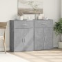 Aparadores 2 uds madera de ingeniería gris hormigón 60x30x84 cm von , Sideboards - Ref: Foro24-3276598, Preis: 140,84 €, Raba...