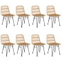 Juego de comedor de jardín 9 piezas ratán sintético by , Garden sets - Ref: Foro24-3157893, Price: 838,23 €, Discount: %