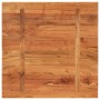 Tablero de mesa cuadrado madera maciza de acacia 80x80x3,8 cm