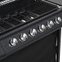 Barbacoa portátil de gas con 6 zonas de cocción negra de acero von , Grillen - Ref: Foro24-276152, Preis: 297,72 €, Rabatt: %