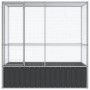 Pajarera de acero color plateado 210,5x107x212 m von , Füße und Vogelkäfige - Ref: Foro24-172582, Preis: 471,09 €, Rabatt: %