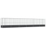Pajarera con extensión acero color plateado 1250,5x107x212 cm von , Füße und Vogelkäfige - Ref: Foro24-3214271, Preis: 1,00 €...