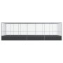 Pajarera con extensión de acero color plateado 725x307x212 cm von , Füße und Vogelkäfige - Ref: Foro24-3214278, Preis: 1,00 €...