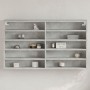Vitrina de madera de ingeniería gris hormigón 100x15x58 cm von , Regale und Regale - Ref: Foro24-847929, Preis: 56,77 €, Raba...