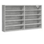 Vitrina de madera de ingeniería gris hormigón 100x15x58 cm von , Regale und Regale - Ref: Foro24-847929, Preis: 56,77 €, Raba...