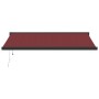 Toldo retráctil automático burdeos 400x300 cm by , Awnings - Ref: Foro24-3215330, Price: 788,09 €, Discount: %