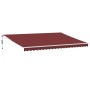 Toldo retráctil automático burdeos 500x300 cm by , Awnings - Ref: Foro24-3215307, Price: 487,25 €, Discount: %