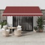 Toldo retráctil automático burdeos 400x300 cm by , Awnings - Ref: Foro24-3215305, Price: 431,90 €, Discount: %
