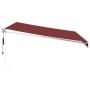 Toldo retráctil automático burdeos 400x300 cm by , Awnings - Ref: Foro24-3215305, Price: 431,90 €, Discount: %