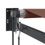 Toldo retráctil automático burdeos 300x250 cm by , Awnings - Ref: Foro24-3215713, Price: 302,26 €, Discount: %