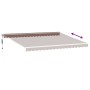 Toldo retráctil automático marrón 450x300 cm by , Awnings - Ref: Foro24-3215711, Price: 396,50 €, Discount: %