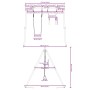 Juego de columpios de exterior con columpio y trapecio von , Schaukeln und Spielgeräte - Ref: Foro24-3283580, Preis: 151,58 €...