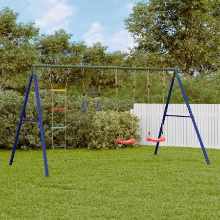 Set de columpios de exterior con columpios, trapecio y escalera von , Schaukeln und Spielgeräte - Ref: Foro24-3283625, Preis:...