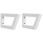 Estante de lavabo de pared acero y madera maciza de acacia de , Tocadores de baño - Ref: Foro24-3302718, Precio: 73,66 €, Des...