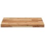 Tablero de mesa cuadrado madera maciza acacia 60x60x4 cm