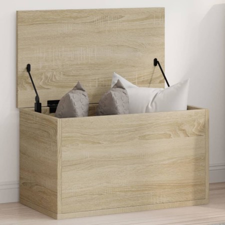 Caja de almacenaje madera ingeniería roble sonoma 60x35x35 cm by , Storage trunks - Ref: Foro24-840676, Price: 53,78 €, Disco...