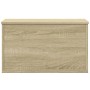 Caja de almacenaje madera ingeniería roble sonoma 60x35x35 cm by , Storage trunks - Ref: Foro24-840676, Price: 53,78 €, Disco...
