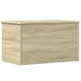 Caja de almacenaje madera ingeniería roble sonoma 60x35x35 cm by , Storage trunks - Ref: Foro24-840676, Price: 53,78 €, Disco...