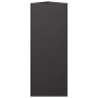 Jardinera triangular acero negro 30x26x75 cm von , Töpfe und Pflanzgefäße - Ref: Foro24-851143, Preis: 57,61 €, Rabatt: %