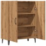 Aparador de madera de ingeniería roble artisan 70x34x90 cm by , Sideboards - Ref: Foro24-856889, Price: 95,34 €, Discount: %