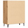 Aparador de madera de ingeniería roble artisan 70x34x90 cm by , Sideboards - Ref: Foro24-856889, Price: 95,34 €, Discount: %