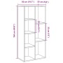 Estantería roble artisan 50x25x104 cm by , Bookcases and shelves - Ref: Foro24-855965, Price: 73,87 €, Discount: %