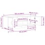 Mueble para TV madera de ingeniería roble artisan 102x30x37,5cm von , TV-Möbel - Ref: Foro24-855817, Preis: 60,25 €, Rabatt: %