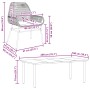 Set de comedor de jardín 7 piezas cojines ratán sintético negro von , Gartensets - Ref: Foro24-3334567, Preis: 584,13 €, Raba...