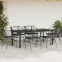 Set de comedor de jardín 7 piezas cojines ratán sintético negro | Foro24.es | Tu tienda online para hogar, jardín y más Foro24.es