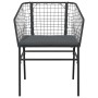 Set de comedor de jardín 7 piezas cojines ratán sintético negro | Foro24.es | Tu tienda online para hogar, jardín y más Foro24.es