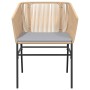 Juego de comedor de jardín 7 pzas con cojines ratán PE marrón von , Gartensets - Ref: Foro24-3334623, Preis: 593,09 €, Rabatt...
