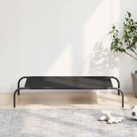 Cama elevada para perros negra 110x65x20 cm tela Oxford y acero von , Betten für Hunde - Ref: Foro24-42000839, Preis: 24,43 €...