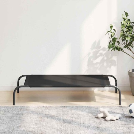 Cama elevada para perros negra 110x65x20 cm tela Oxford y acero von , Betten für Hunde - Ref: Foro24-42000839, Preis: 24,43 €...