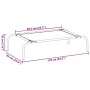 Cama elevada para perros negra 110x65x20 cm tela Oxford y acero von , Betten für Hunde - Ref: Foro24-42000839, Preis: 24,43 €...