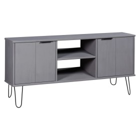 Mueble de TV New York madera maciza de pino gris de , Muebles TV - Ref: Foro24-321146, Precio: 68,50 €, Descuento: %