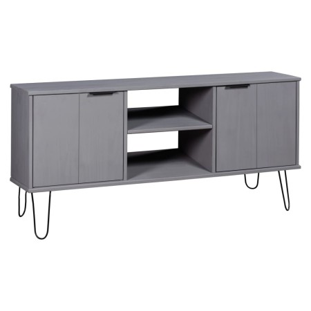 Mueble de TV New York madera maciza de pino gris von , TV-Möbel - Ref: Foro24-321146, Preis: 68,50 €, Rabatt: %