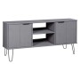 Mueble de TV New York madera maciza de pino gris von , TV-Möbel - Ref: Foro24-321146, Preis: 68,50 €, Rabatt: %